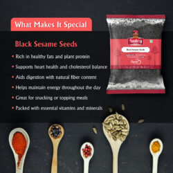 Black Till (Black Sesame Seeds)– Aadey Foods